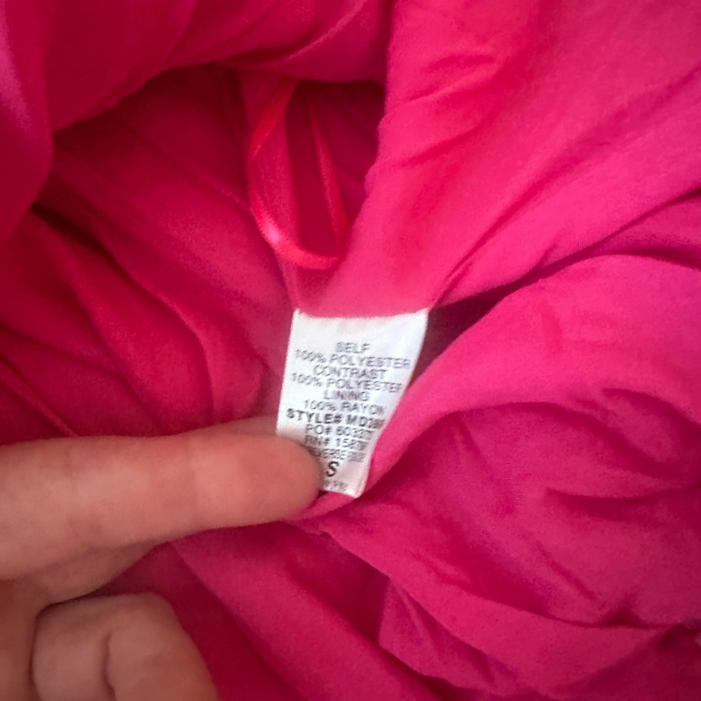 Mable X Anthropologie Pink Duri Bow Tied Bubble Hem Barbie Core Mini Dress NWT S - Picture 12 of 16